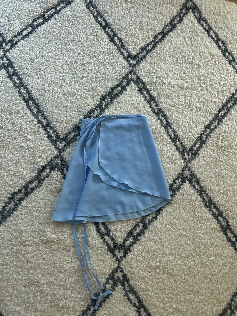 Light Blue Wrap ballet Skirt